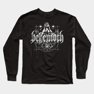 Behemoth! (High Resolution, Monochrome). Long Sleeve T-Shirt